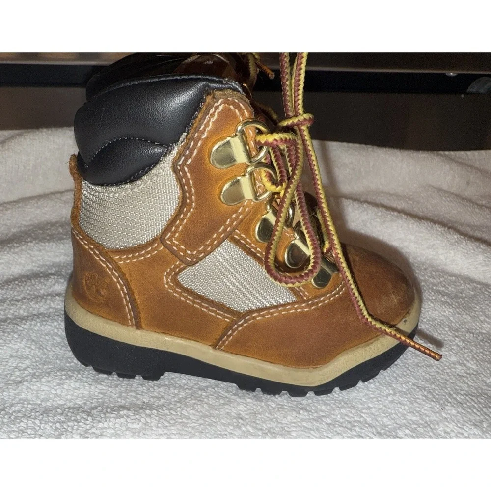 Timberland Tan Toddler Boys‎ Boots Size 5.5 Hiking, Casual Play Boot
